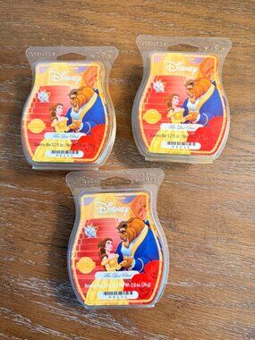 NEW Scentsy Beauty and the Beast The Last Petal wax bars set of 3! RETIRED!